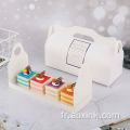 Dessert Food Box Paper Cupcake Emballage Custom